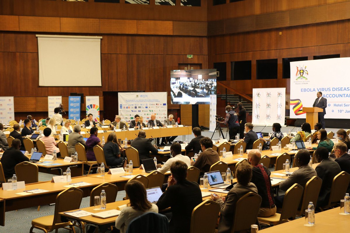 JaneRuth_Aceng's tweet photo. This morning, we held our #Ebola Accountability Forum where all partners gather to track resources and highlight the achievements in the #EbolaOutbreakUG  response. https://t.co/6BS7kVW0EZ