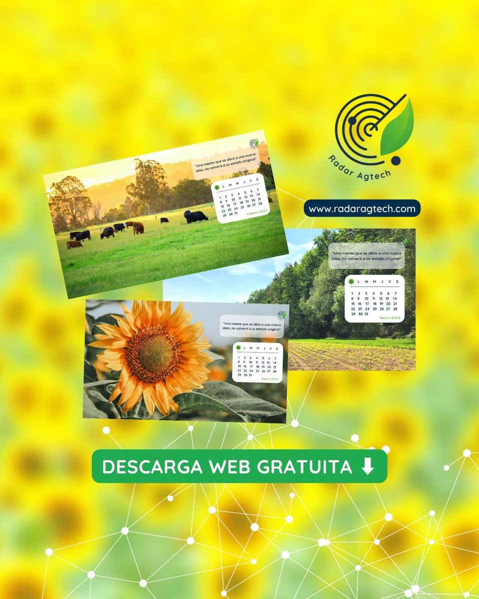 RadarAgtech's tweet photo. 🥁 Anuncio #RadarAgtech 🥁

Preparamos estos fondos de pantalla para PC con calendario 📅🌄 que los podés descargar gratis de nuestra web: https://t.co/w6OU1Qo4Zb ⬇️❌💲

Ya está disponible Enero 😃☀️ https://t.co/mCsGBKrTbH