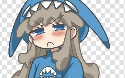 新作サメ娘ちゃんちょこちょこ中(っ ॑꒳ ॑c)#お絵描き #イラスト #LINEスタンプ 
