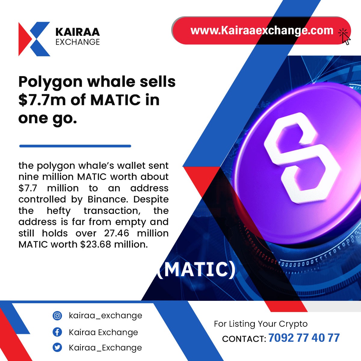 Kairaa Exchange tweet media
