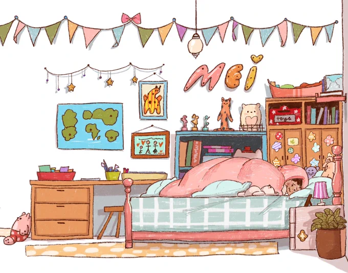 Hi #PortfolioDay!! I'm Diana and I'm open for work on kidlit and children's book projects! I love working on anything colorful, cute and magical  