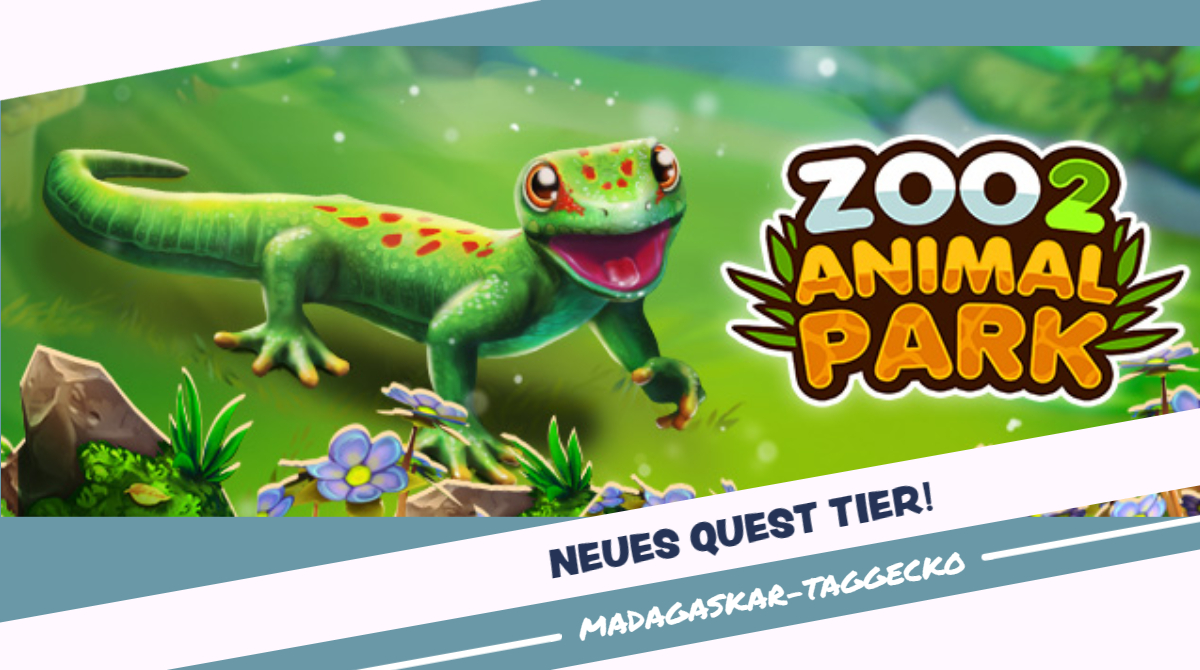 upjers's tweet photo. Tag, Gecko! 🦎 Der Madagaskar-Taggecko ist jetzt in #Zoo2: Animal Park über eine neue Questreihe im Terrarium zu haben: https://t.co/sA1QzF8UNy
#upjers #gamenews #browsergames #mobilegaming https://t.co/TCOJBicFAh
