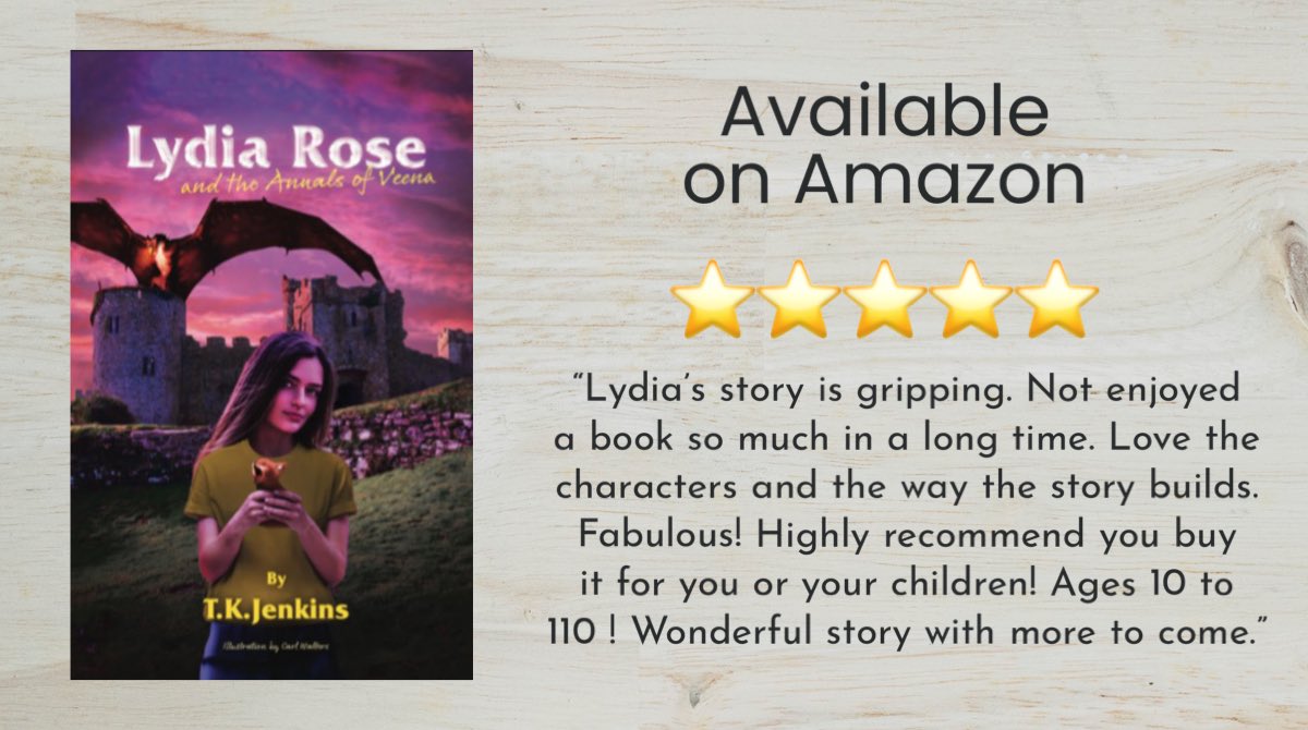 The first book of the Lydia Rose trilogy is available now on #amazon #KindleUnlimited 

Hope you enjoy 😉 

#BookTwitter #book #BookLover #WritingCommunity #AuthorsOfTwitter #Trending #kidsbooks #childrensbook