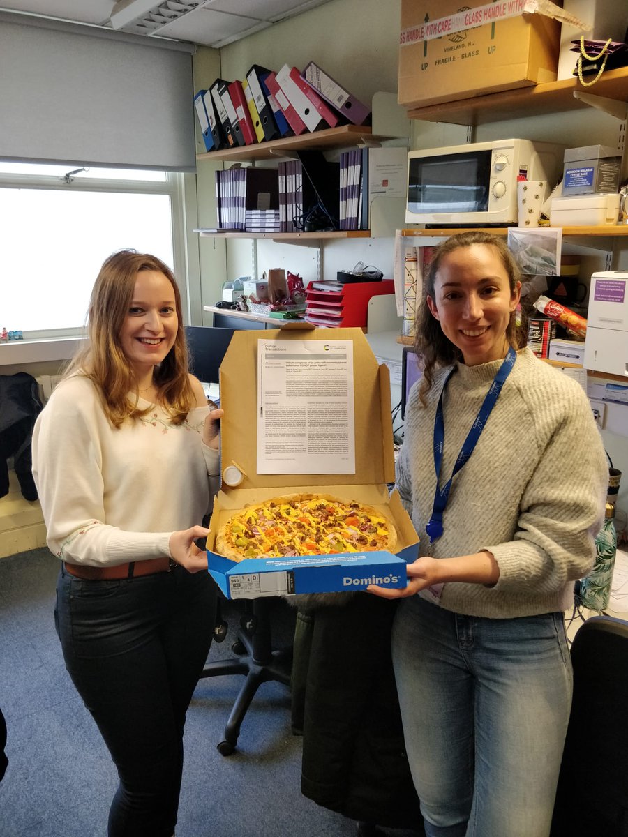 Dr Jennifer Smart 👩🏼🔬 (@jes_chemistry) on Twitter photo Continuing the group tradition by celebrating our paper with #PublishedPaperPizza 🥳 check it out in <a href="/DaltonTrans/">DaltonTransactions</a>: pubs.rsc.org/en/content/art… Continuing the group tradition by celebrating our paper with #PublishedPaperPizza 🥳 check it out in <a href="/DaltonTrans/">DaltonTransactions</a>: pubs.rsc.org/en/content/art…