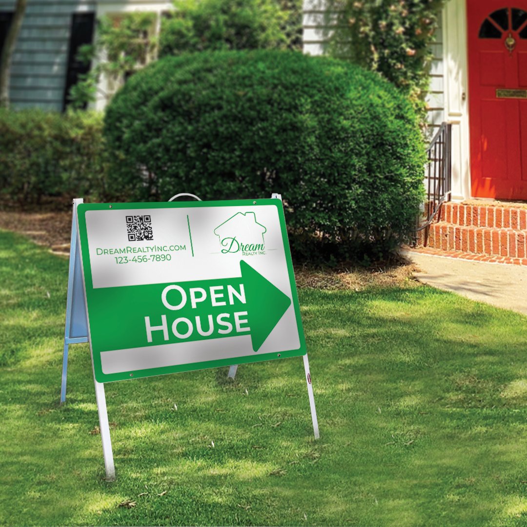 LowenSign's tweet image. Our A-Frame units are great for Open House events. Easy to transport from one event to the next.

Order your signage at lowensign.com or call 1-800-545-5505 to speak with a customer representative.

#realestate #realesestatesigns #agent #realestatelife #realestateagent
