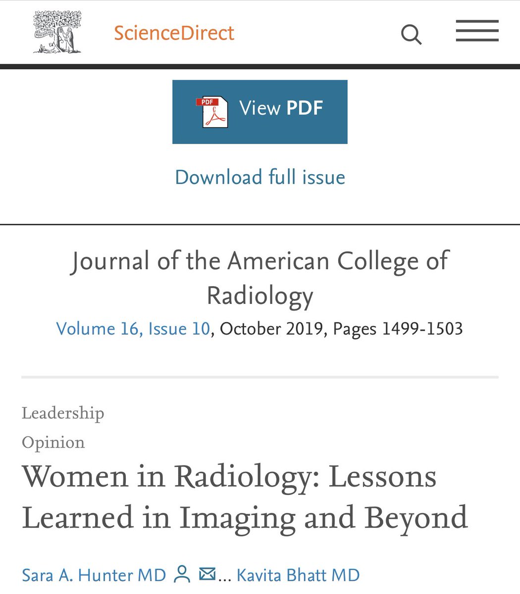 Sara Hunter, MD (@sarahuntermd) on Twitter photo Honored to present <a href="/ClevelandClinic/">Cleveland Clinic</a> #GrandRounds on #WomenInRadiology today with colleague and mentor Dr Kavita Bhatt! Discussed the outcomes & action items from our previous article - Women in Radiology: Lessons Learned in Imaging and Beyond sciencedirect.com/science/articl… Honored to present <a href="/ClevelandClinic/">Cleveland Clinic</a> #GrandRounds on #WomenInRadiology today with colleague and mentor Dr Kavita Bhatt! Discussed the outcomes & action items from our previous article - Women in Radiology: Lessons Learned in Imaging and Beyond sciencedirect.com/science/articl…