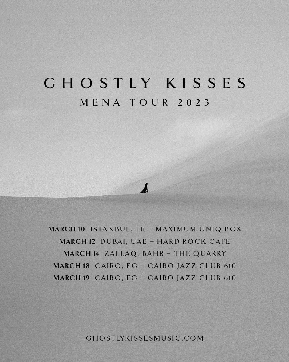 ꧁ 𝑛𝑒𝑤 𝑑𝑎𝑡𝑒𝑠 𝑎𝑛𝑛𝑜𝑢𝑛𝑐𝑒𝑚𝑒𝑛𝑡 ꧂

we are so excited to announce our Middle East/North Africa tour this March 💫
Tickets will be on sale this Thursday January 12 at 12 pm GST