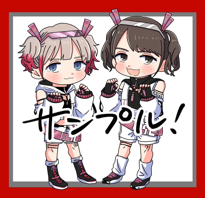 こちら(引リツ)の企画であさひと田中さんを描かせていただきました!ほんとの色紙に印刷できるらしい すごいっすね〜良かったら寄せ書きしてみてください リスアニと合同ライブ用だそうです 