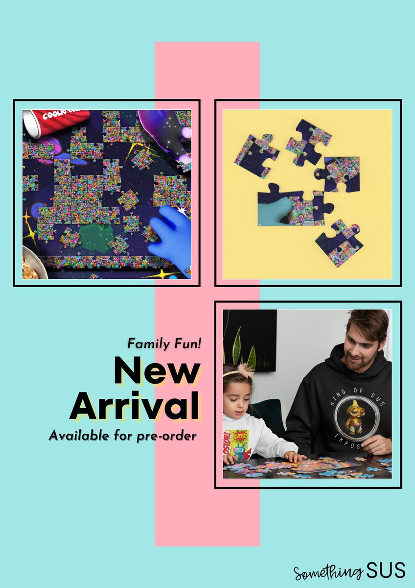 Something_Sus_'s tweet image. NEW PRODUCT 🧩

In partnership with the talented @evilcandybar_ from @ECB_ImpSyndrome, we are pleased to announce the launch of our first ever Something SUS puzzle! 

Available for pre order NOW! 💃🏽

something-sus.com/product-page/i…

#funforallthefamily 

@PlayImpostors @elliotrades