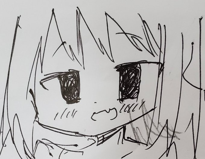 ラクガキこまめちゃん出てきた。 