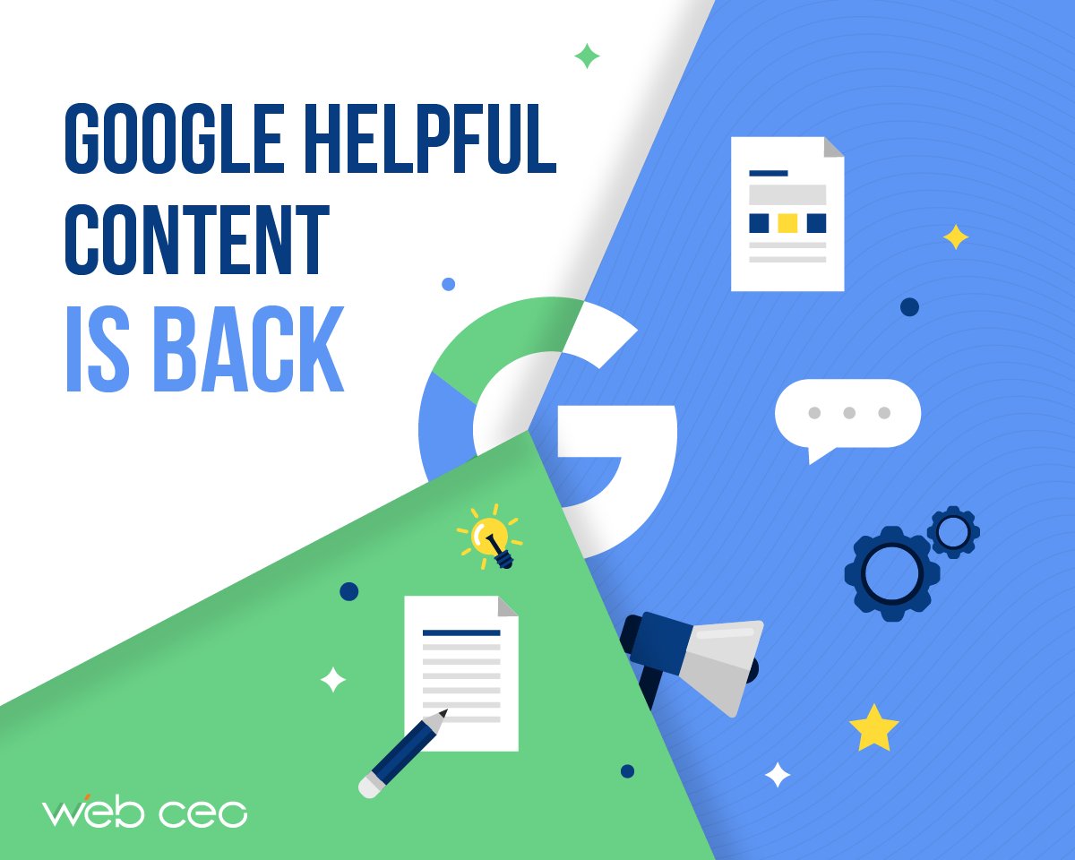 WebCEO's tweet image. New Google Updates always bother SEO experts and very often require specific attention. We examined the last &quot;Helpful Content&quot; Updates and learned who was most affected and how to get the most significant benefit from these changes: tinyurl.com/2hsym2sk