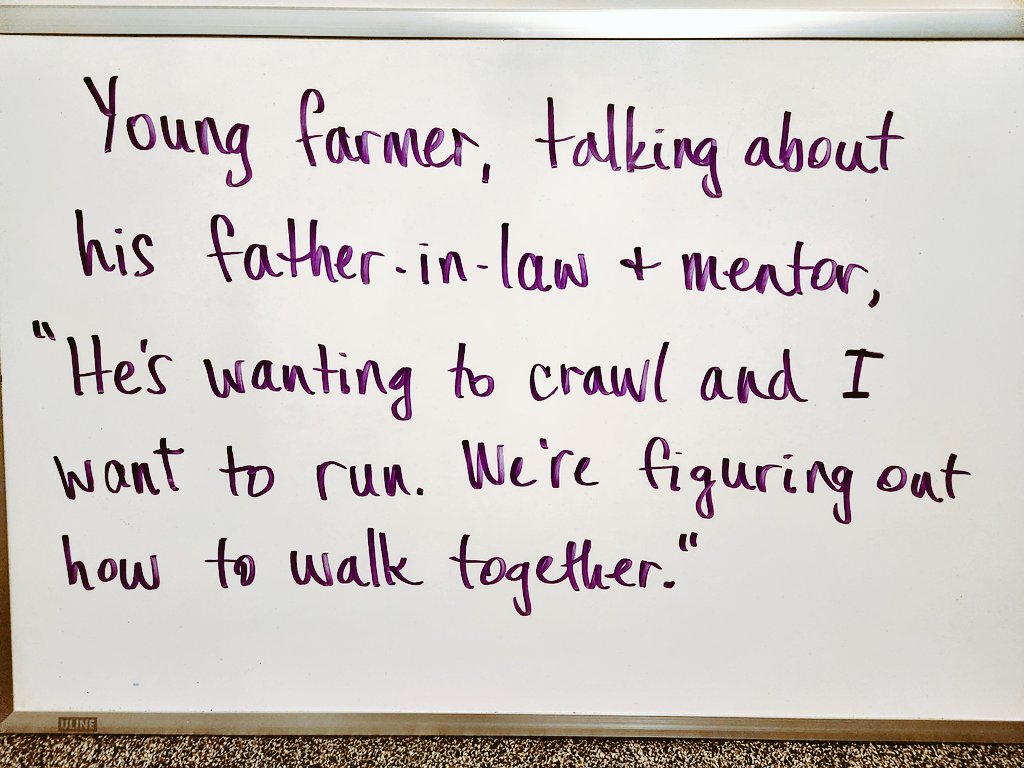 #qotd
#learningtogether 
#figuringitout
#mutualrespect
#mutualeffort
#yourroleinfarmtransition
#greatquoteworthrepeating
#FTADay2023
@FCCagriculture