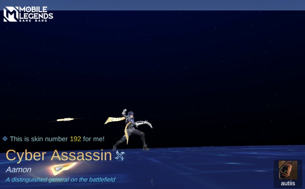 I just obtained a new skin Cyber Assassin in Mobile Legends: Bang Bang! Let's face off against the world's best MOBA players together! 
r8qs.adj.st/appinvites?adj…