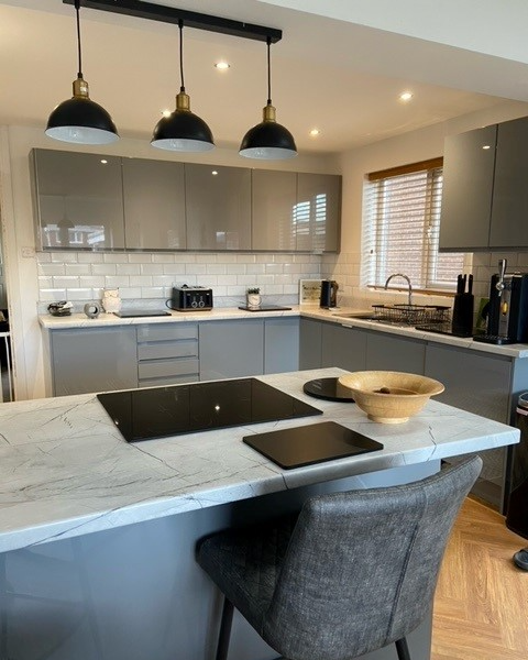 'Thank you for designing and helping us with our kitchen. We love it' Coming in to work to emails like this makes us happy!! This lovely @LochAnnaKitchen looks fabulous Are you ready to transform your kitchen or Bathroom? #kitchen #bathroom #oswestry #northwich #bridgnorth