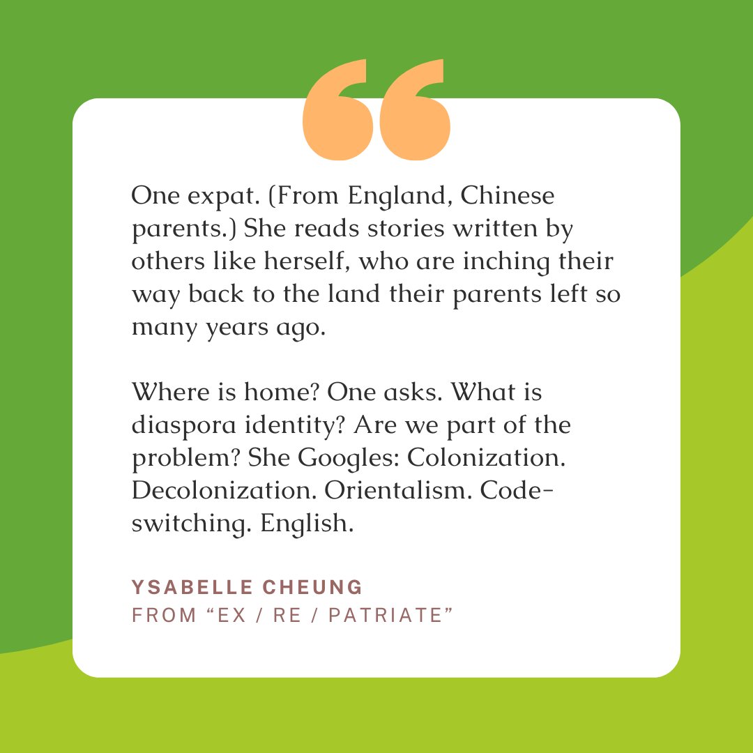 This week’s featured work is Ysabelle Cheung’s seething story, “Ex / Re / Patriate.” Set in Hong Kong, the piece examines privilege in an expat’s life, written from an expat’s point of view. (<a href="/ysabellecheung/">Ysabelle</a>)

Read it at: sealitcircle.wixsite.com/pandanweekly/p…