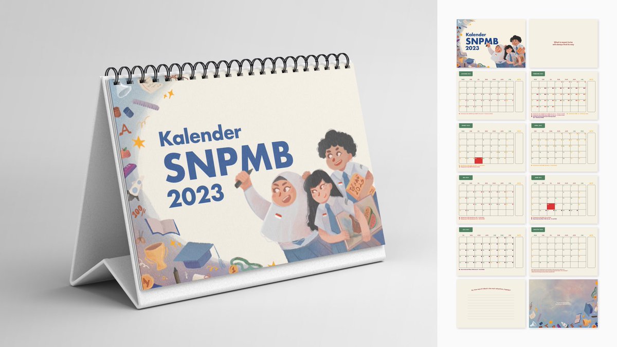 heniloenar's tweet photo. Free printable Kalender SNPMB 2023 🗓️📚✨

Tadi iseng-iseng bikin kalender SNPMB, isinya reminder tanggal-tanggal penting SNPMB. 

Tinggal download dan print sendiri. Ini free, jangan diperjualbelikan loh, ya! 😡 

— link ada di thread https://t.co/ctLbSgxppT