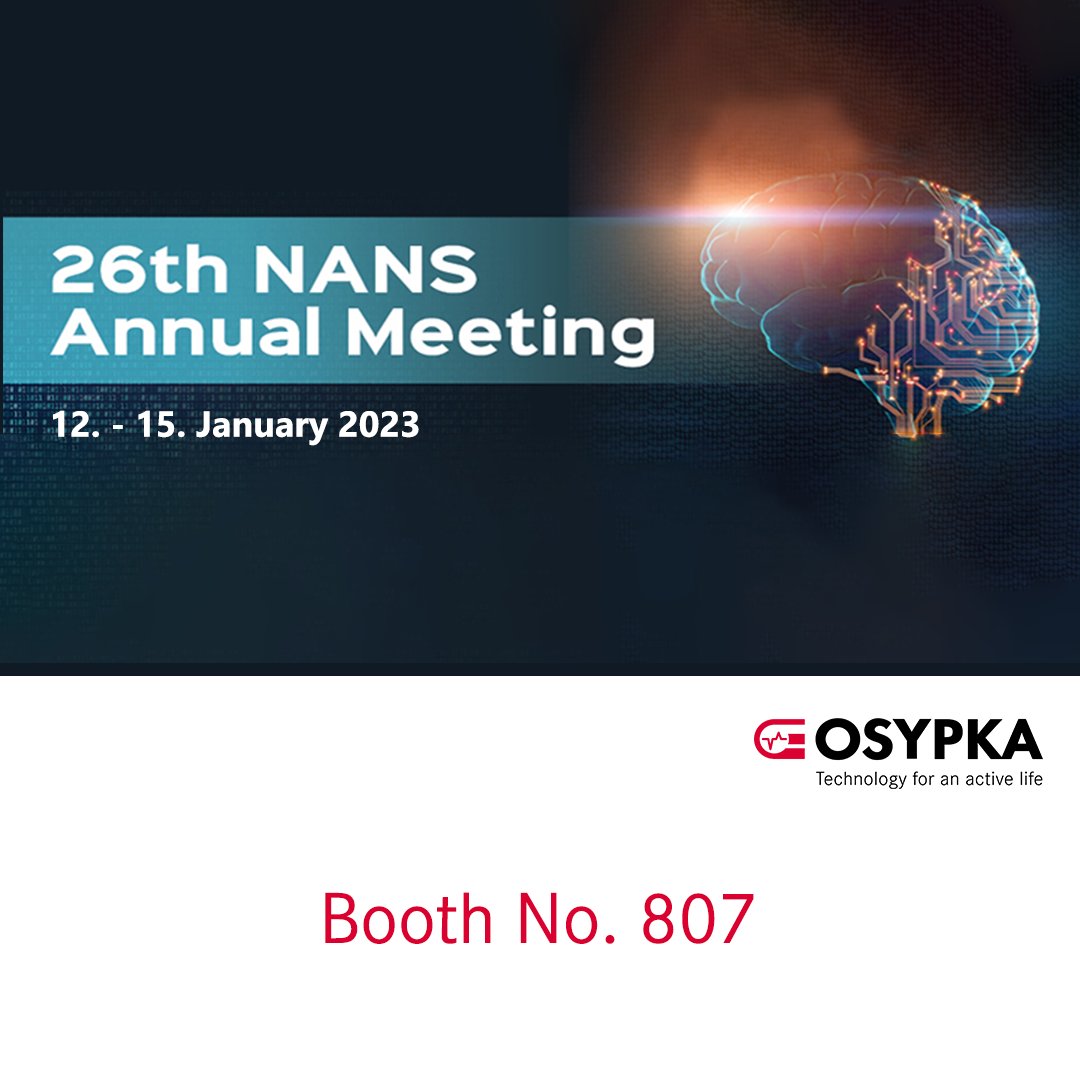 Visit us at Booth No. 807  at #NANS.
We would be pleased to see you.