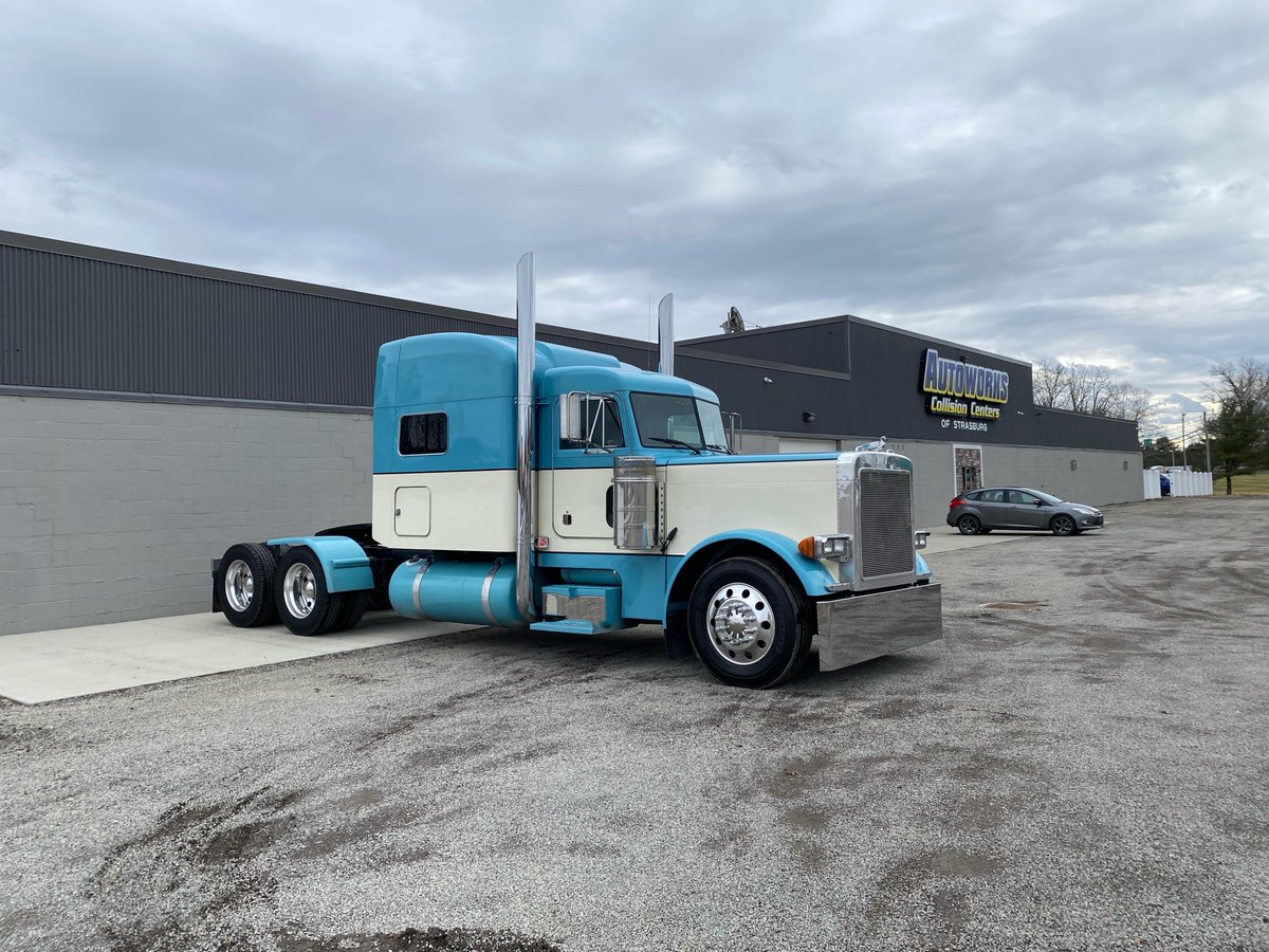 Some photos during the process of getting this semi completed