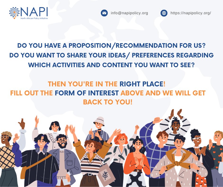 💫We have noticed great demand to join NAPI's activities and to actively engage in the region. 
Accordingly, we invite you to fill out the form of interest below and welcome ideas, proposals, and any feedback. 🔗docs.google.com/forms/d/e/1FAI…