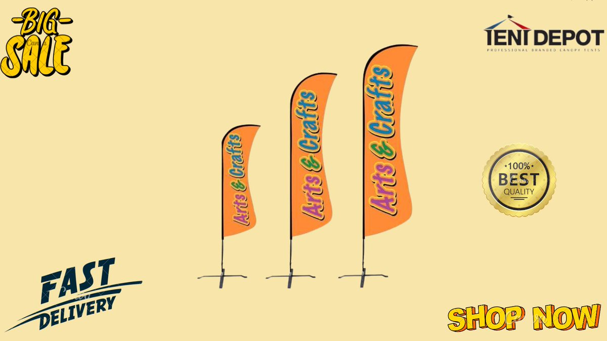 DepotTent's tweet image. A well-liked trade fair exhibit option is #flagbanners. We are the most significant manufacturer in North America.

Visit Us :
E-mail: sales@tentdepot.ca
Website: tentdepot.ca

#flagbanners
#fetherflags
#flagsforadvertising
#featherflagscanada
#advertisementflag