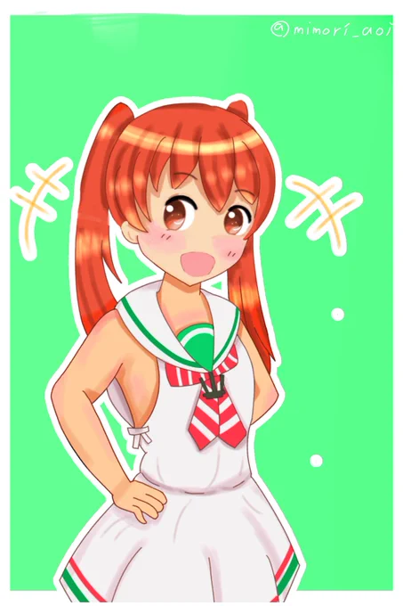 リベちゃん#艦これ版深夜の真剣お絵描き60分一本勝負#艦これ版真剣お絵描き60分一本勝負_20230110 