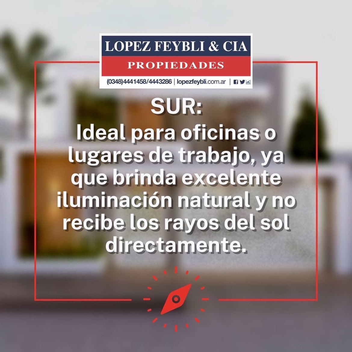 LopezFeybli's tweet photo. #𝙇𝙤𝘱𝙚𝙯𝙁𝙚𝙮𝙗𝙡𝙞𝙏𝙞𝘱𝙨 Uno de los factores más importantes a tener en cuenta a la hora de mudarse es la orientación de la propiedad.⁣
⁣
¿Vos cuál preferís? 🤔⁣
⁣
Te leemos en los comentarios 💬⁣
⁣
Desliza para conocer más ➡️⁣
⁣
#𝘳𝘦𝘢𝘭𝘦𝘴𝘵𝘢𝘵𝘦 #lopezfeybli https://t.co/hC5O58XqyC