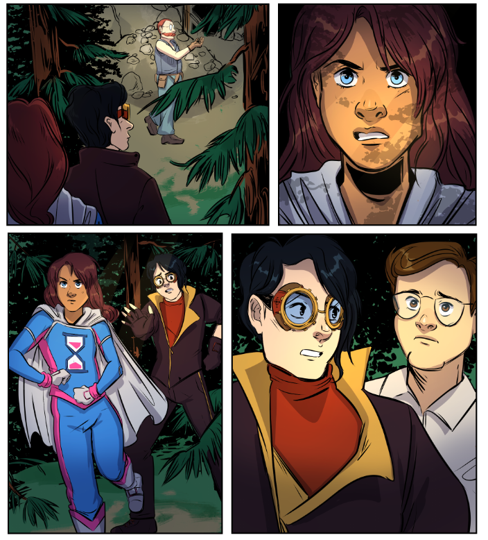I'm looking for comic art and coloring work this year, so feel free to contact me if you have a project in mind 💖
I've worked with Macmillan, Simon & Schuster, Dark Horse, and independent publishers.
(First two are coloring examples, last two are all mine!)