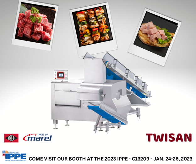 TREIFUSA's tweet photo. TREIF TWISAN delivers consistent performance and efficiency. It can reliably deliver uniform clean-cut cubes, strips and stamps whether the product is fresh or tempered down to 24 Degrees Fahrenheit.
For more information about the TREIF TWISAN click here: https://t.co/E0U2r6m8Xj https://t.co/Y9tQ8U43aO