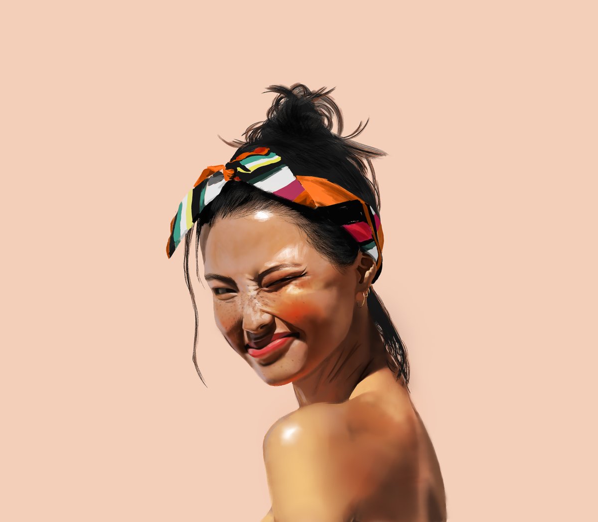 HectorAlef's tweet image. Live de hoje

#portrait #portraitpainting #digitalart #digitalpainting #illustration #lady #girl #sun