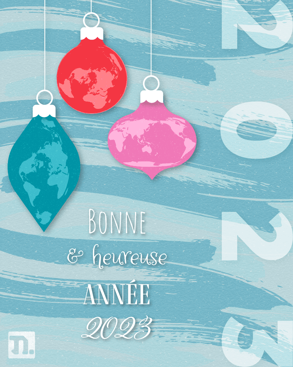 Chers twittos, joyeuse année 2023 ! Qu'elle soit pleine de projets excitants et de petits et grands moments de bonheur 🥳 J'espère que vous avez passé de bonnes fêtes. Maintenant, au boulot ! 🗺️🖍️👨‍💻