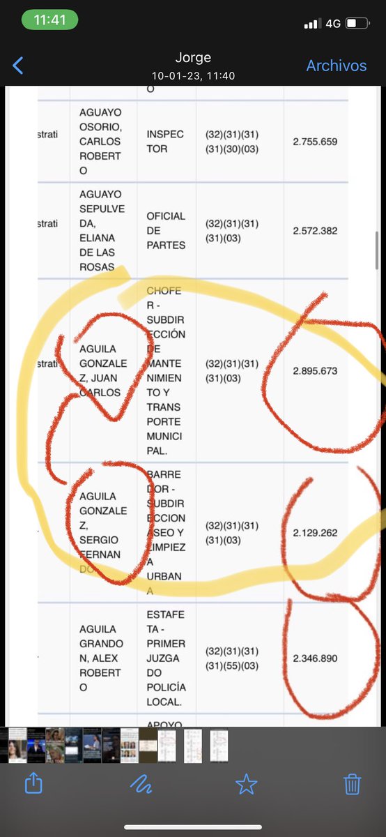 pluringeniero's tweet photo. Manteniendo familias ⁦@IraciHassler⁩ ??? Un barrendero y un chofer hermanos se hacen 6 palitos entre los dos??… digna la weaita….⁦@GobiernodeChile⁩ https://t.co/WltkHu6BZa