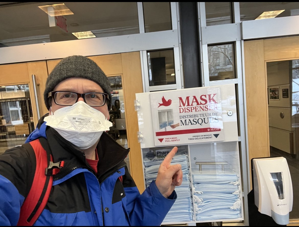 Universities and colleges should provide masks, for free, to all students. And staff. Like McGill does.

The science says they work. Workplace health and safety rules says it’s important. Your equity boilerplate says your should.  The expense is minimal.  Just do it.