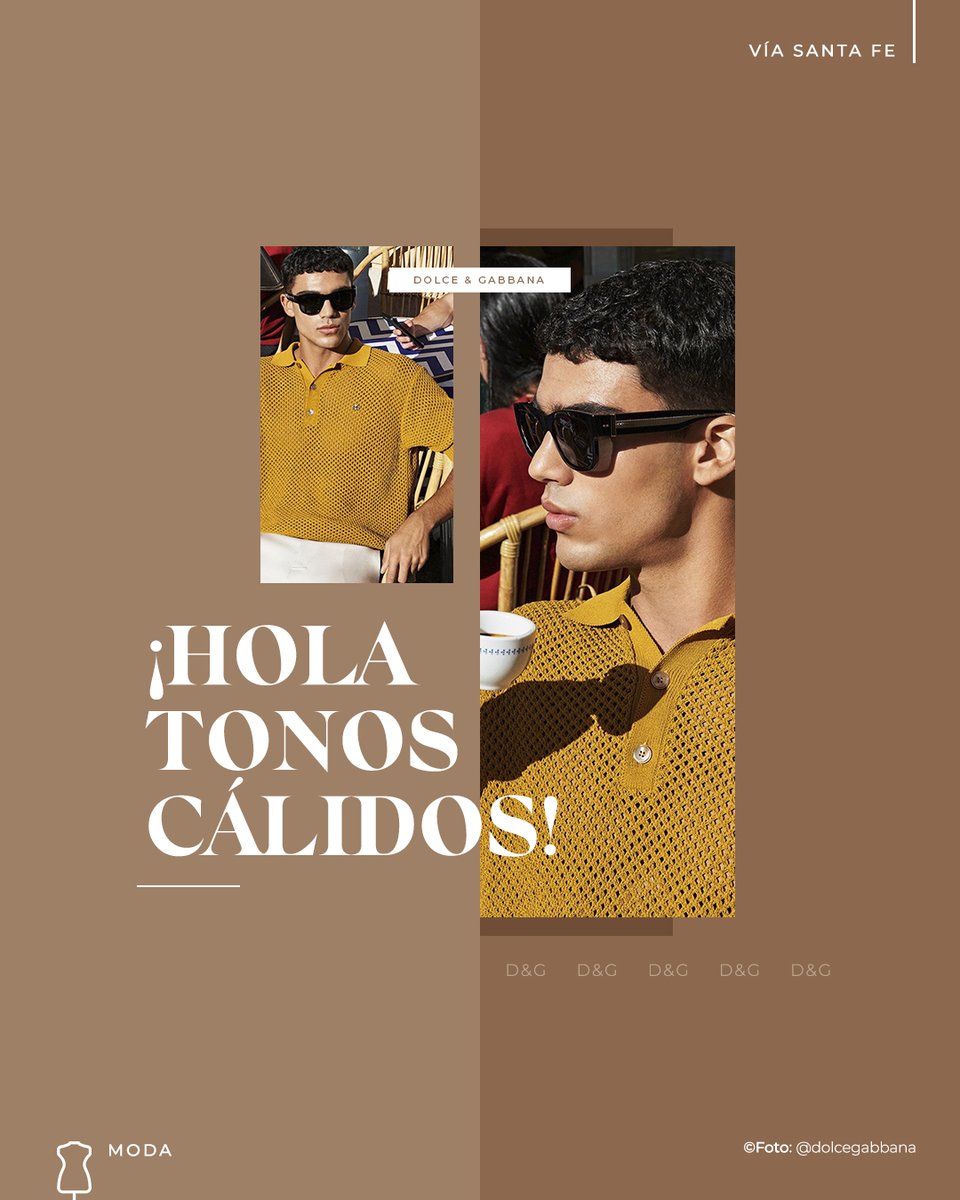 ViaSantaFe's tweet image. Los colores cálidos y el invierno también van de la mano. Agrega elementos llamativos en tu outfit durante esta temporada y que serán ideales para llegar a la primavera. 😎☀️ #ViaSantaFe

📸: @dolcegabbana | #TipdeModa #Invierno #FindeSemana