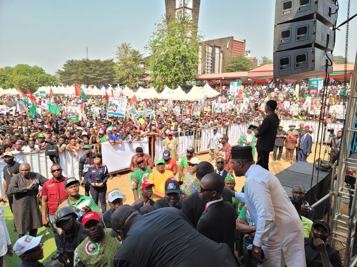 Onitsha, Anambra State belongs to Obi-Datti!!! Grandiose Rally is happening Now. -PO