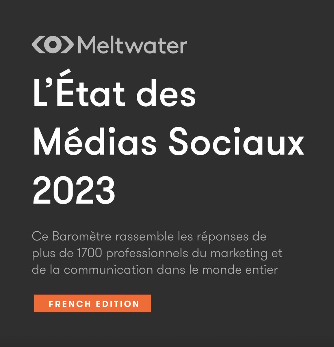 Quel est l'état des médias sociaux en 2023 ?
<a href="/MeltwaterFR/">Meltwater France</a> a réalisé un baromètre sur l'utilisation des réseaux sociaux par les marques en sollicitant plus de 1700 professionnels du marketing et de la communication.
J'en parle sur mon LinkedIn.
linkedin.com/posts/camillej… #SocialMedia