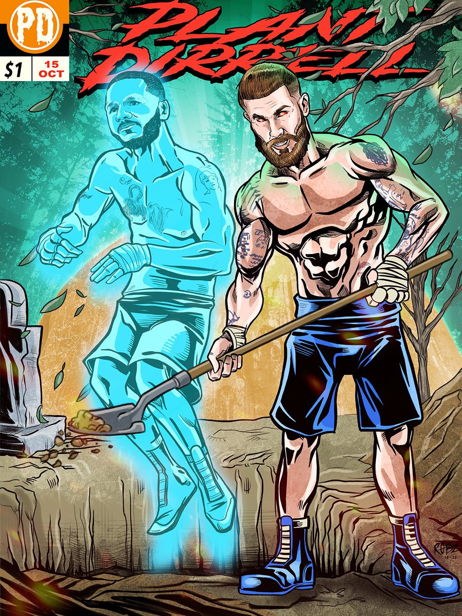 fightposium's tweet photo. #plantDirrell is ESPNโs Ringside Knockout of 2022! Here is a cover I drew for Caleb. ๐๐พ๐ฅ #boxing #comicbooks https://t.co/UJ8yLzorru