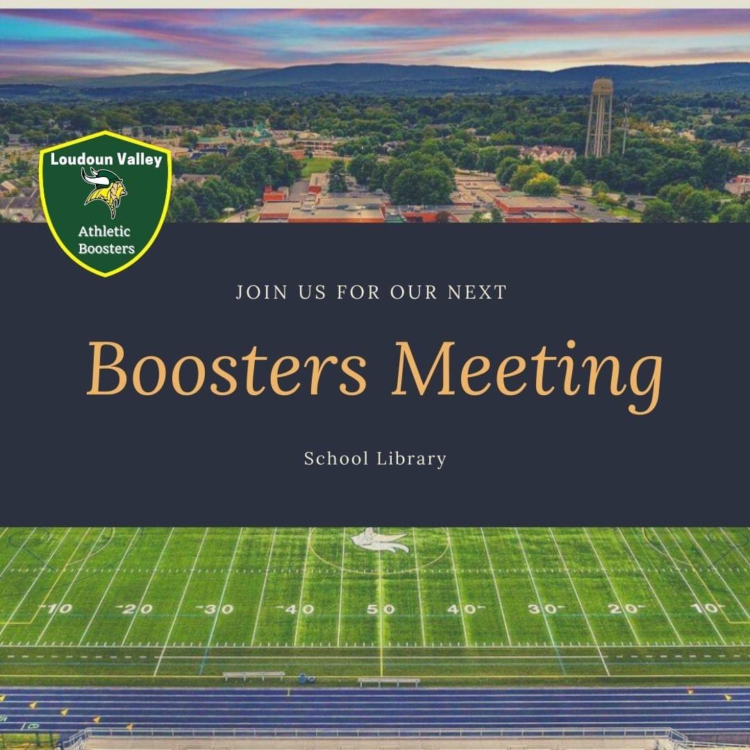 Join us tonight for our our first Athletic Booster Meeting of 2023 and find out what's going on with our Viking Athletics!  

All parents are welcomed to join us and learn what we do!  Meet in the school library at 7:00pm.  

#lvhsathletes #OneFamilyOneMission #VikingProud #LVAB