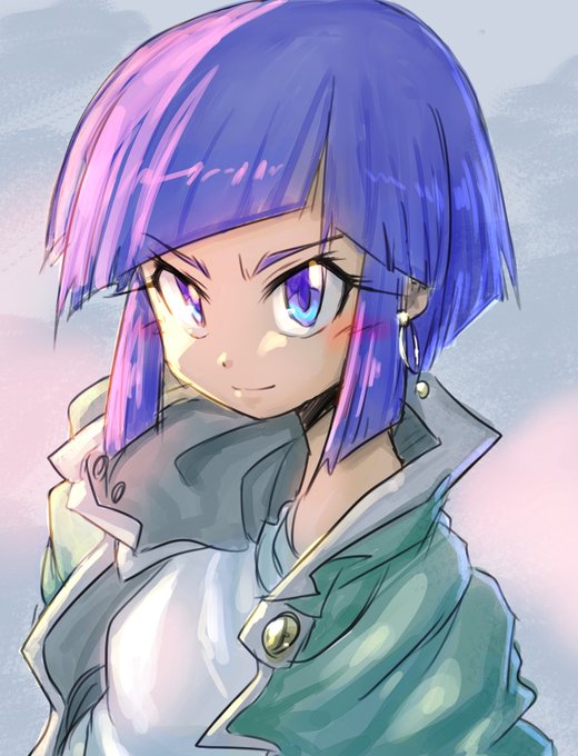 こんな感じでガシガシだけど観賞に耐える絵もいいよねっていう。今っぽさも出てお得…?なパッツン少年。 