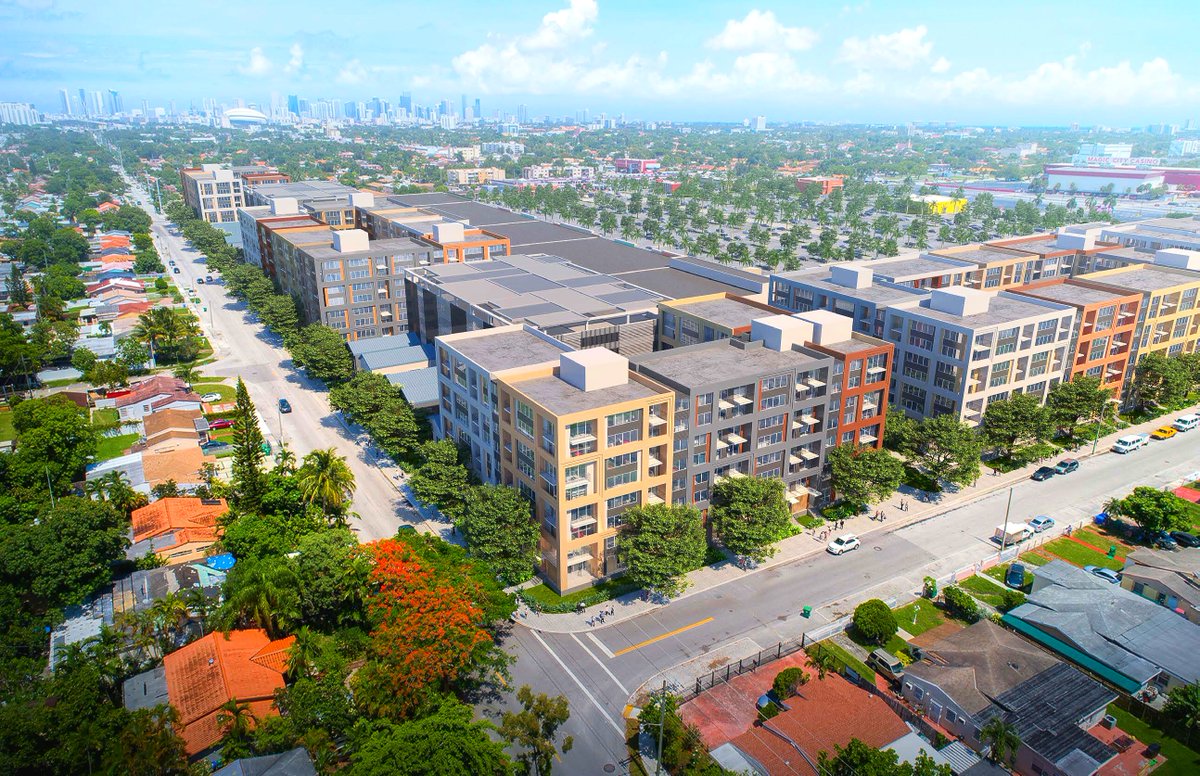 #CentroCity, a 38-acre, mixed-use development in #Miami's West Little Havana, is currently underway. Read more on phase 1, which includes 350,000 sq. ft. of new &amp; revitalized #retail, 3 #multifamily buildings, and a #charterschool via <a href="/yimbytweets/">YIMBY Tweets</a> ➡️ bit.ly/3HVTfMi