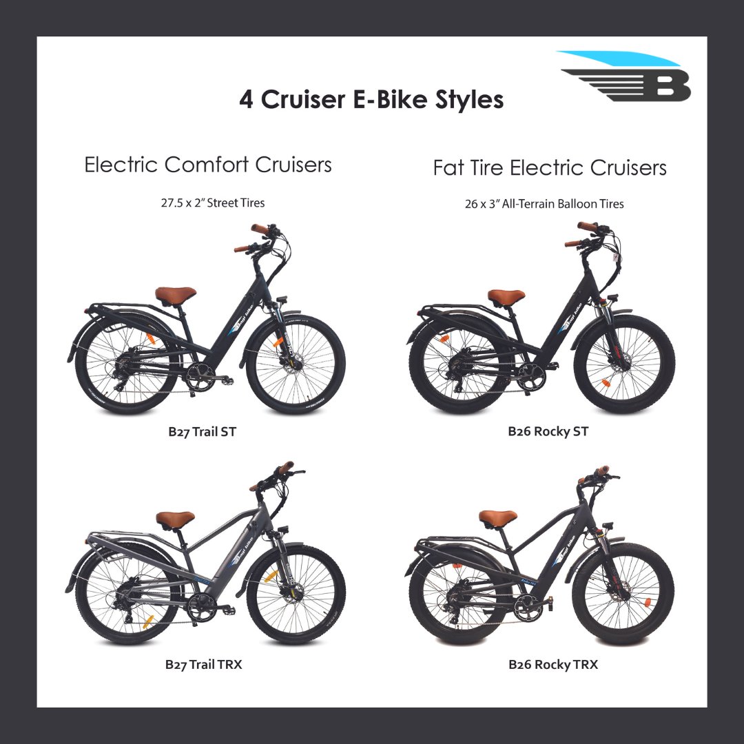 At Bagi Bike, we are proud to offer several different models and options to make your e-bike experience luxurious and custom! Whether you prefer fat tires or folding, we have a Bagi Bike for you! Visit BagiBike.com to shop and compare now.

#BagiBike #EV #BEV #EMTB