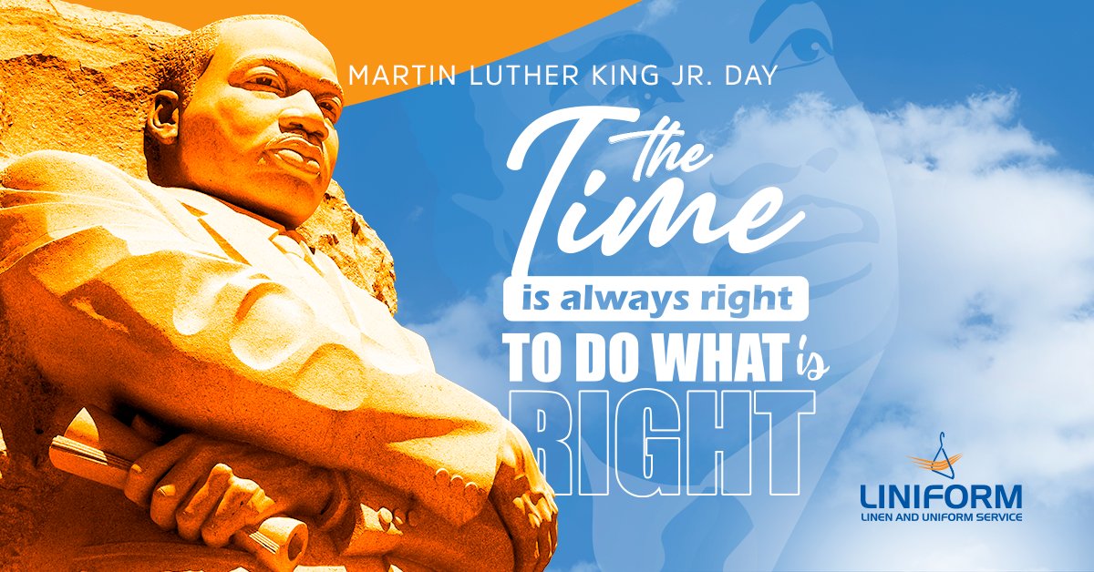 Happy #MartinLutherKingJrDay from Liniform!
