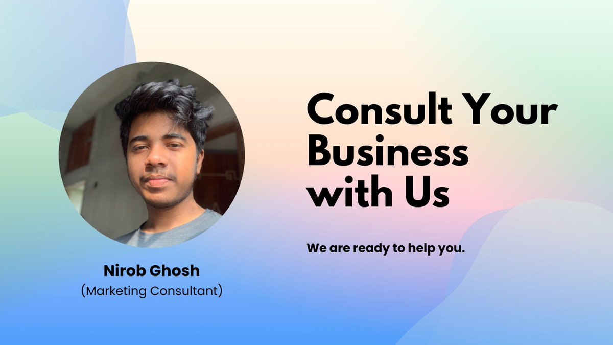nirobetc's tweet photo. I'm Nirob Ghosh. I am a professional #Digitalmarker,
 DM📩 to consult your business with us

#PortfolioDay #Senate https://t.co/3G0ivUrKen