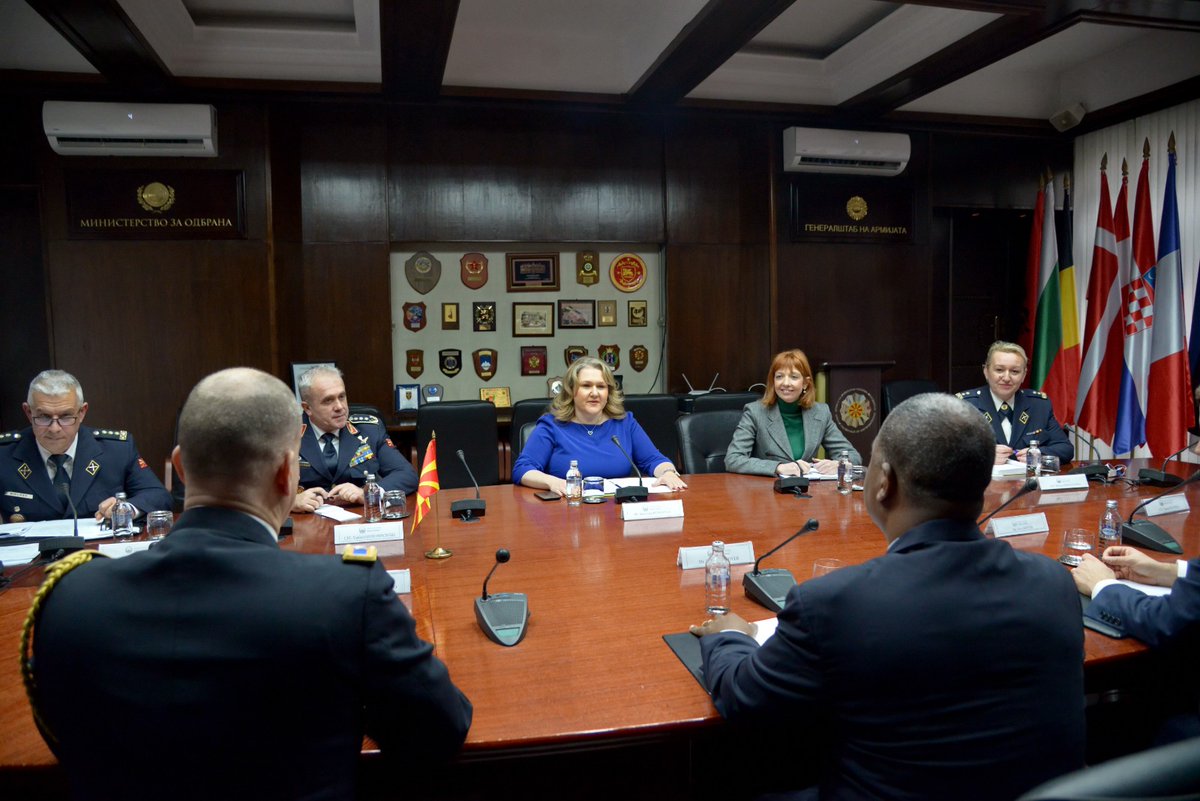 📌 Mtg/w/ Deputy Assistant Secretary of Defense for European and NATO Policy, <a href="/spencerboyer/">Spencer P. Boyer</a>
Our strategic partnership strengthens the security and stability of the region.
With 🇺🇸 support for the modernization and equipment we are building interoperable forces and modern 🇲🇰Army