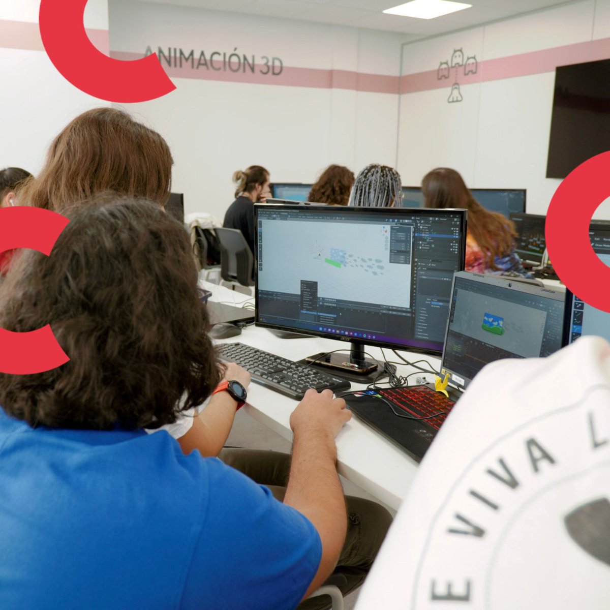 CentroCCC's tweet photo. ✨¿Te gustaría crear tu propio #videojuego? ¡Entonces el #CicloFP de #Animación3D, #Juegos y #EntornosInteractivos de #CCC es perfecto para ti!✨
📌Más información: https://t.co/ovH0r4Kboo https://t.co/CcI4ZLb8bz