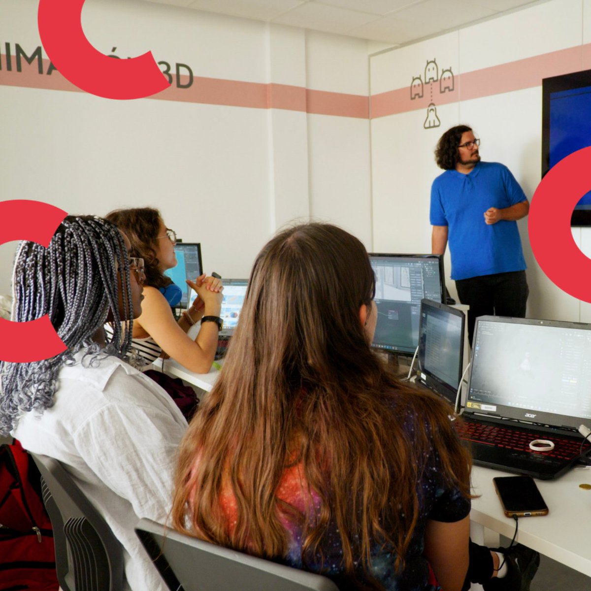 CentroCCC's tweet photo. ✨¿Te gustaría crear tu propio #videojuego? ¡Entonces el #CicloFP de #Animación3D, #Juegos y #EntornosInteractivos de #CCC es perfecto para ti!✨
📌Más información: https://t.co/ovH0r4Kboo https://t.co/CcI4ZLb8bz