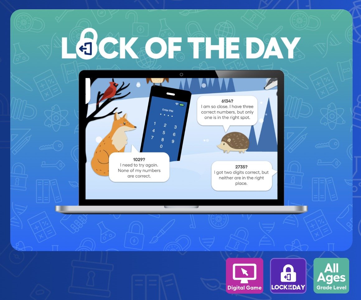 yoyosciteach's tweet image. My love of logic puzzles came into play today! #lotd #exerciseyourbrain @breakoutEDU