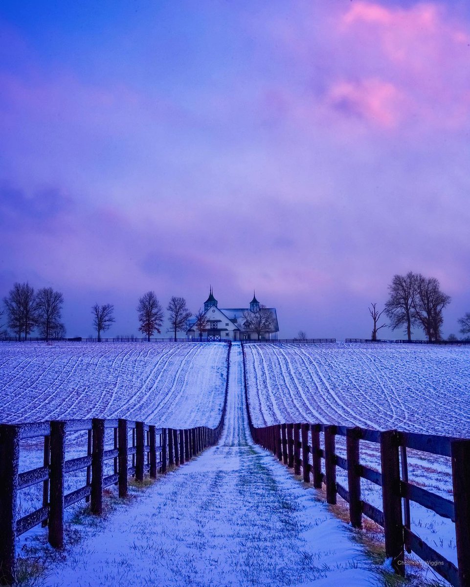 KentuckyTourism's tweet photo. #TravelKY seasons change but Manchester Farm always looks this good 💜💙 

📸 its2amtomorrow https://t.co/ZX9WH5sYUU