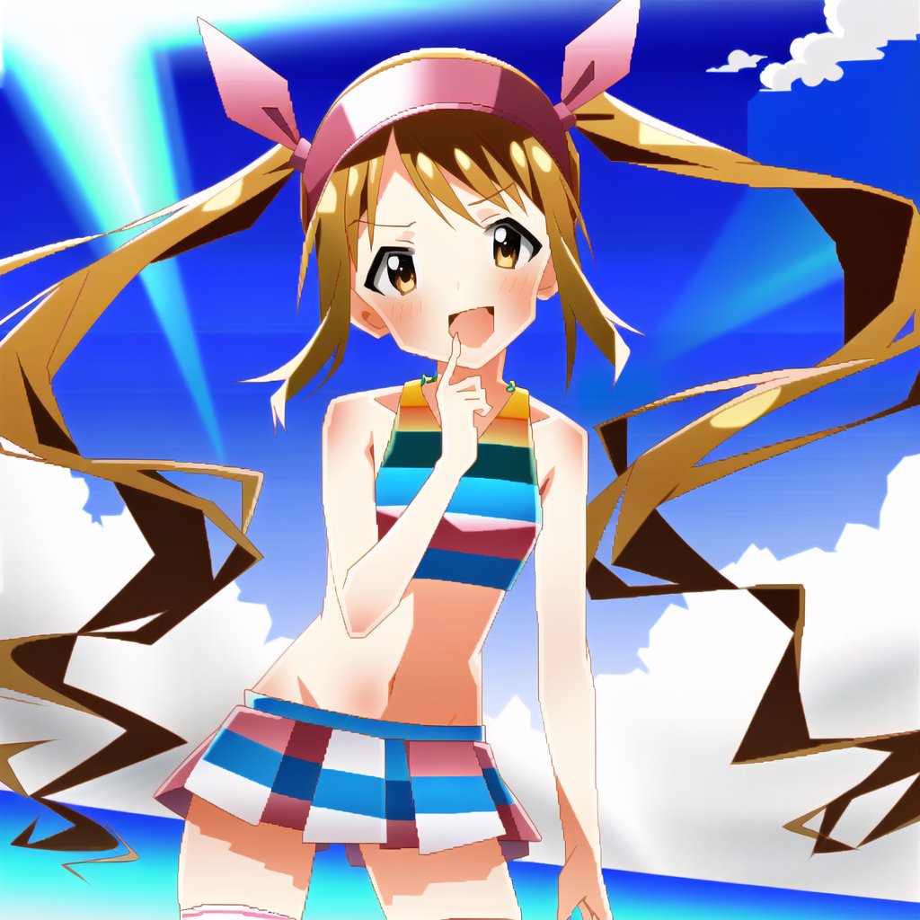 emotiontion's tweet photo. ♪えびばーでぃあてんしょんぷり～ず #fanart #松田亜利沙 #ミリシタ #dreambooth （up10tionとかにあったバイザーの衣装のに近づけようとしてうまくゆかなかった。原型留めてないっていうか。足切れたりするし、、） https://t.co/wPMoiF0x5U