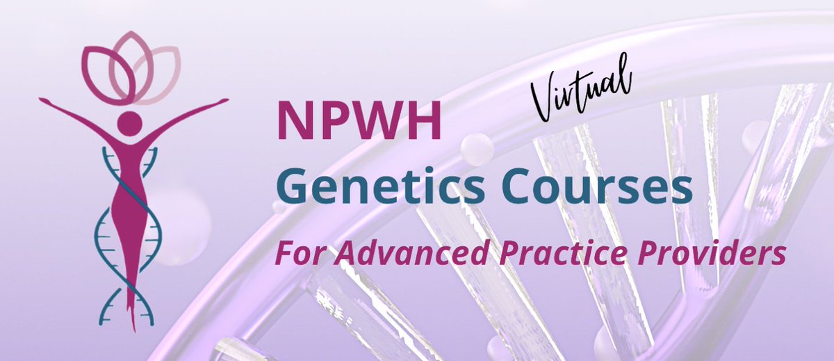 NPWH's tweet image. 👩🏽‍⚕️ Providers, you still have a month to take advantage of our Genetics Courses materials! Kick off the year by learning something new! 

Register for Clinical Cancer Genetics Bootcamp &amp;amp; Current Trends in #Preconception and #PerinatalGenetics Workshop here: web.cvent.com/event/a89b6a0b…