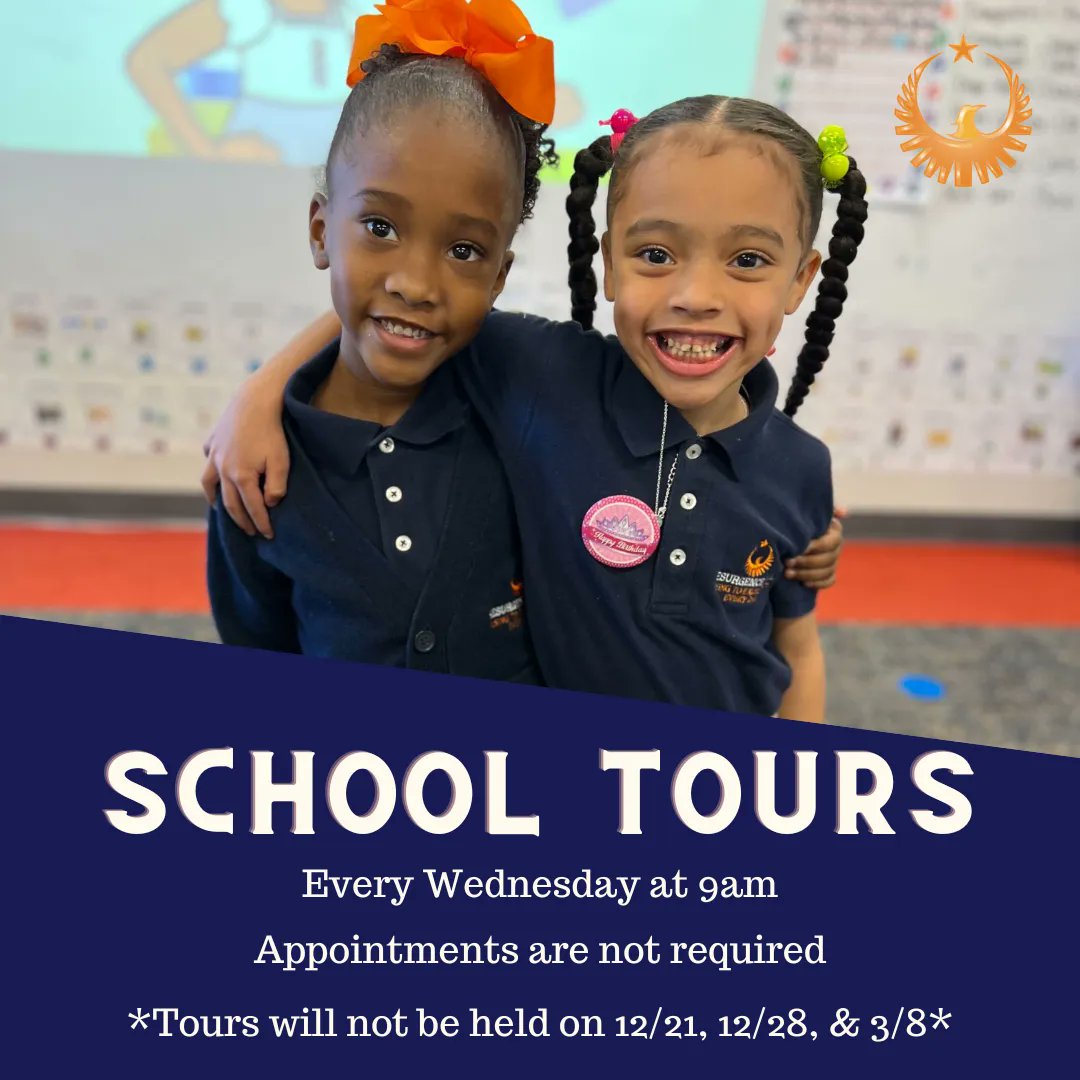 ResurgenceHall's tweet photo. Prospective and current families are able to experience a day in the life at RH when they join our tour every Wednesday at 9am! We hope to see you there! #RHCS #Charterschools #RISE #LEAD #Enrollment https://t.co/HRU2hgPkjo